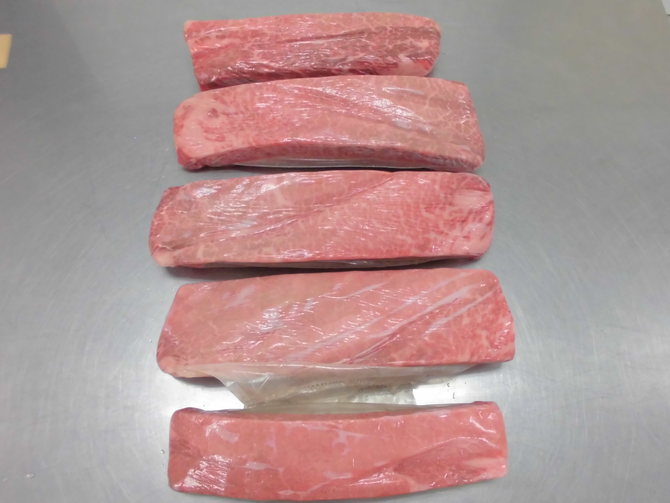 和牛A4厚身カブリスライス例 和牛A4厚身カブリスライス例